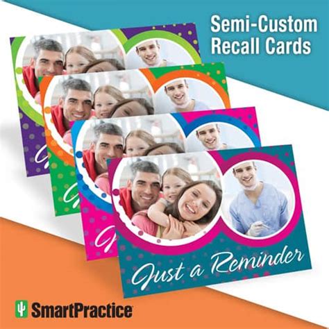 smart practice reminder cards|Orthodontic Recall Cards .